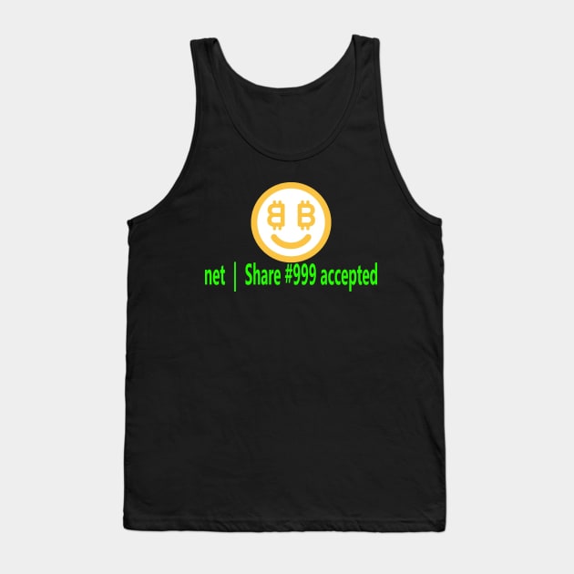 NiceHash Share accepted with Logo Tank Top by Destro